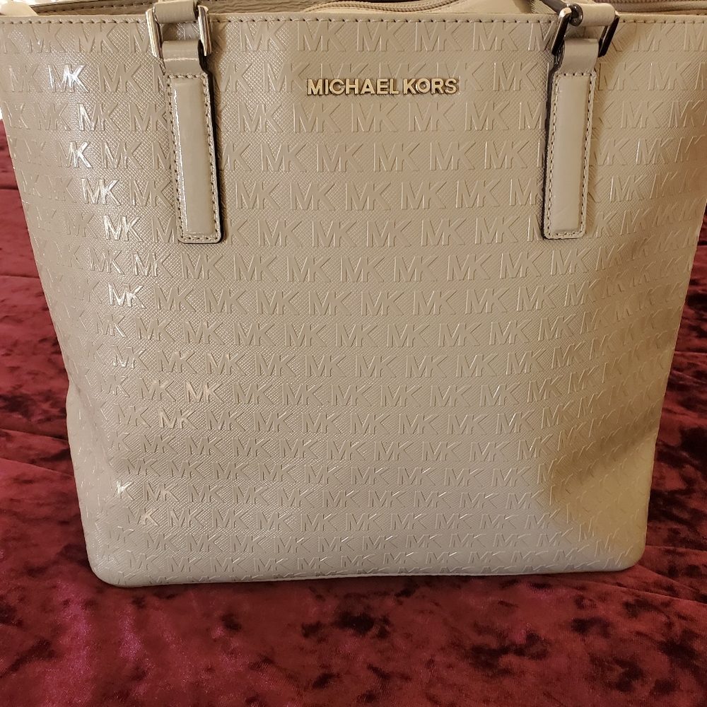 Morgan Pearl Grey Michael Kors Tote